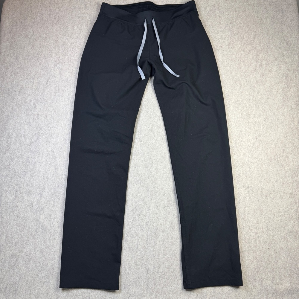 FIGS Technical Collection Scrub Pants Black Small Tall T21003T Yoga Waistband